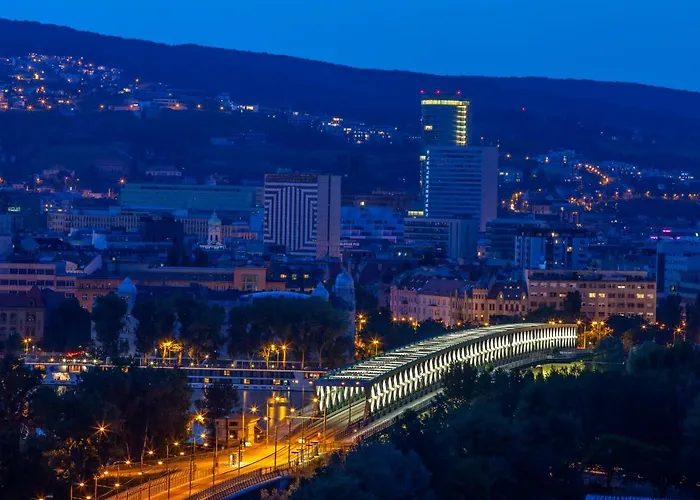 Air-conditioned View 24h Check-in Appartement Bratislava